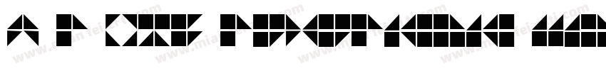 A P OTF PuhuPicnic Min2 H字体转换